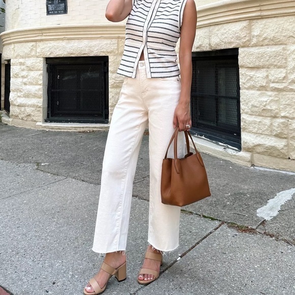 Madewell Denim - Madewell THE PERFECT VINTAGE WIDE-LEG CROP JEAN